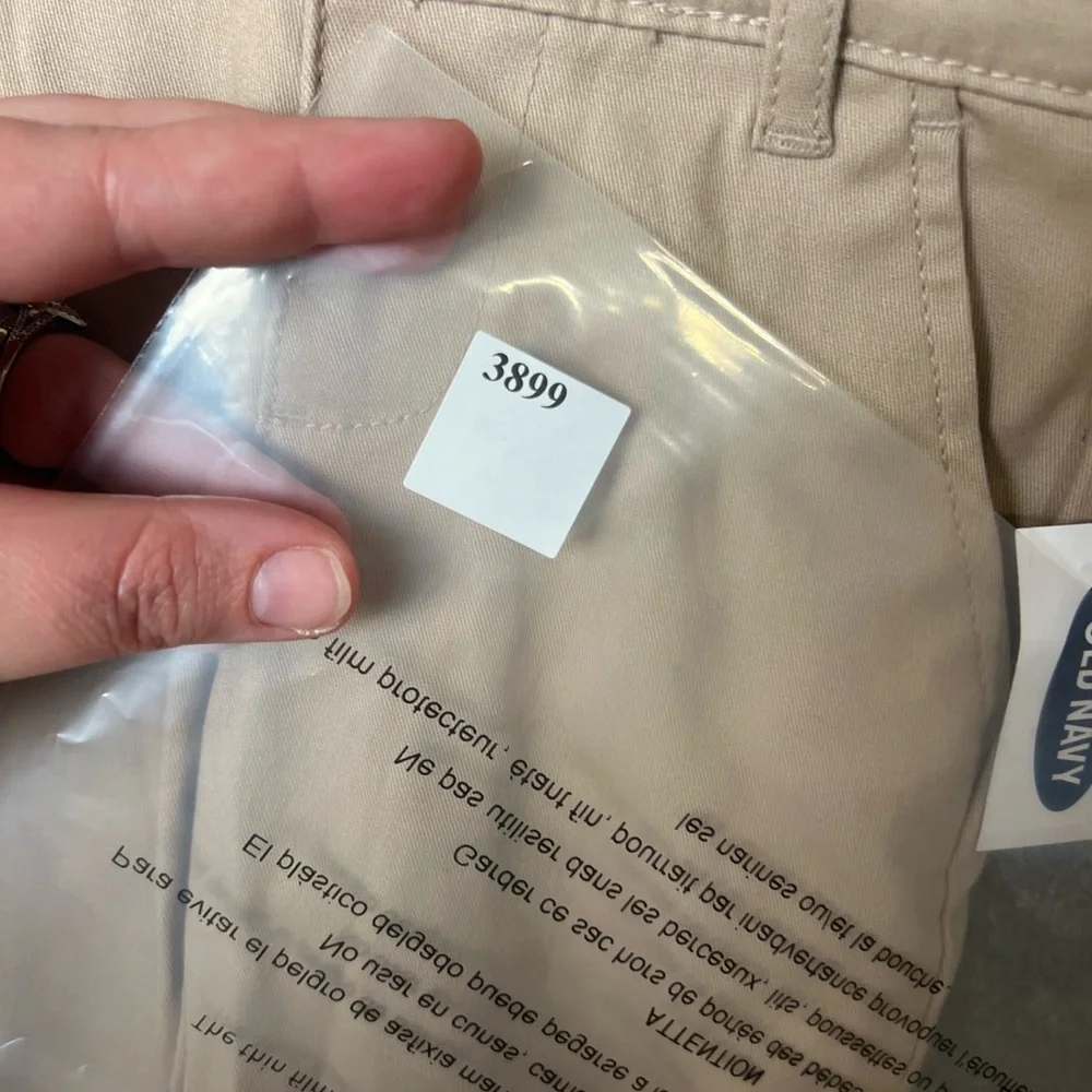 Old Navy Kids 6 Slim Nwt Tan Bootcut Khaki uniform‎ Pants